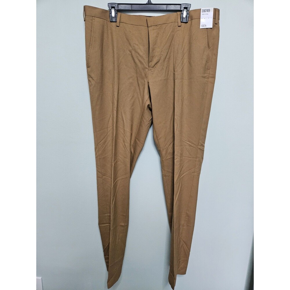 38W X 34L Brown Nordstrom Rack Dress Pants Mens Extra Trim Fit